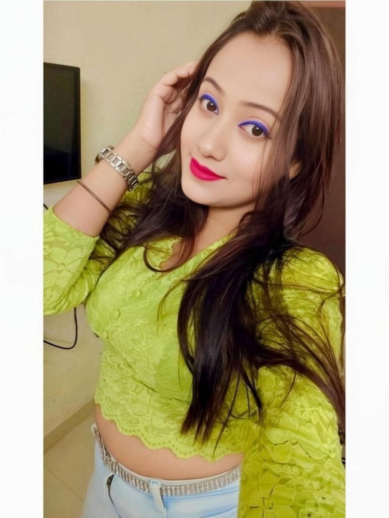 Zara escort Kolkata casual green top modern stylish look indoor